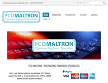 Tablet Screenshot of maltron.com